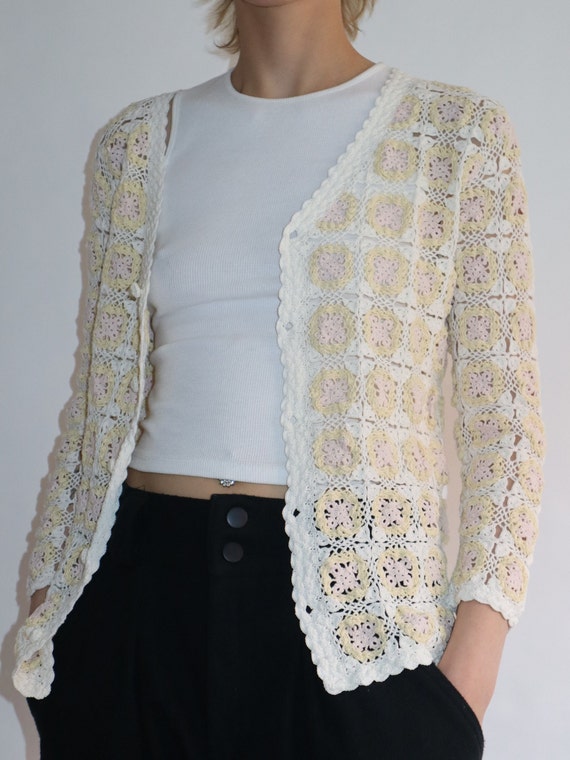 Junya Watanabe COMME Des GARÇONS Crochet Knit Cardigan - Etsy Canada