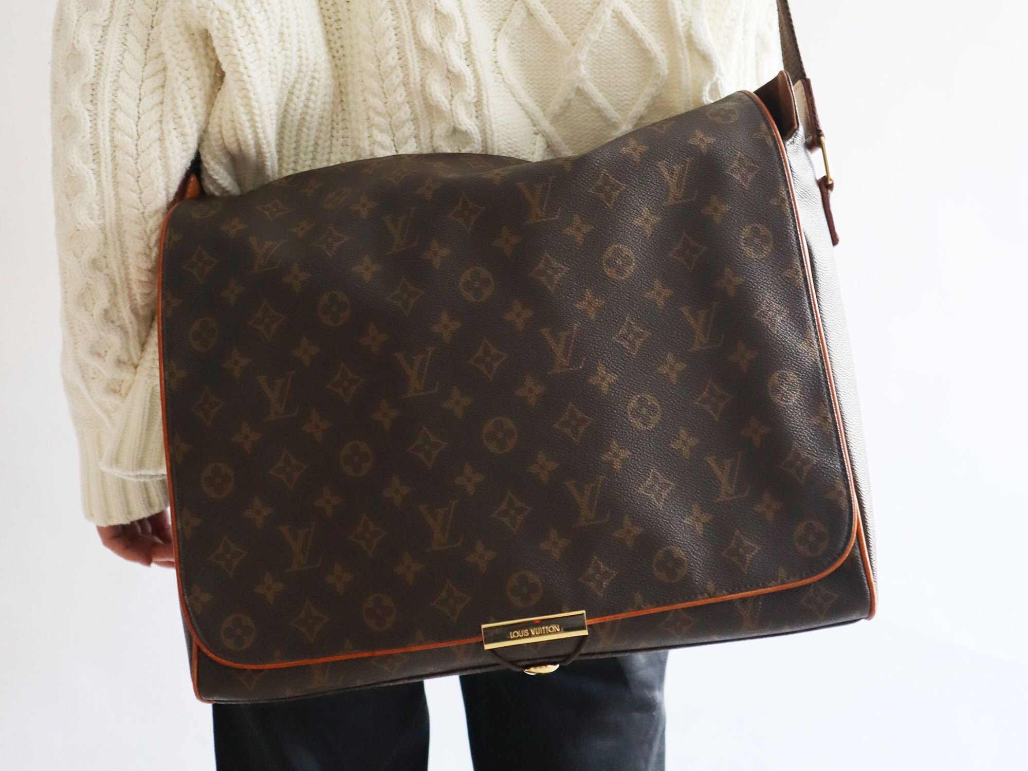 LOUIS VUITTON MONOGRAM CANVAS ABBESSES MESSENGER BAG, Men's