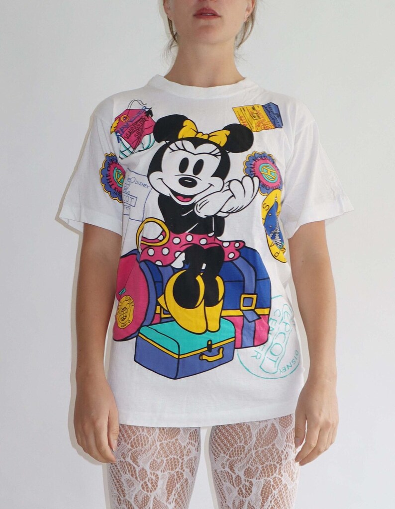Minnie Mouse Disney Vintage Tshirt Etsy