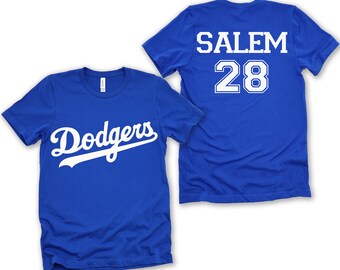 personalized dodger t shirts