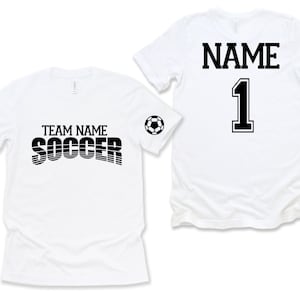 Custom Soccer Team Shirt: Personalized Jersey Name & Number, Soccer Mom Gift