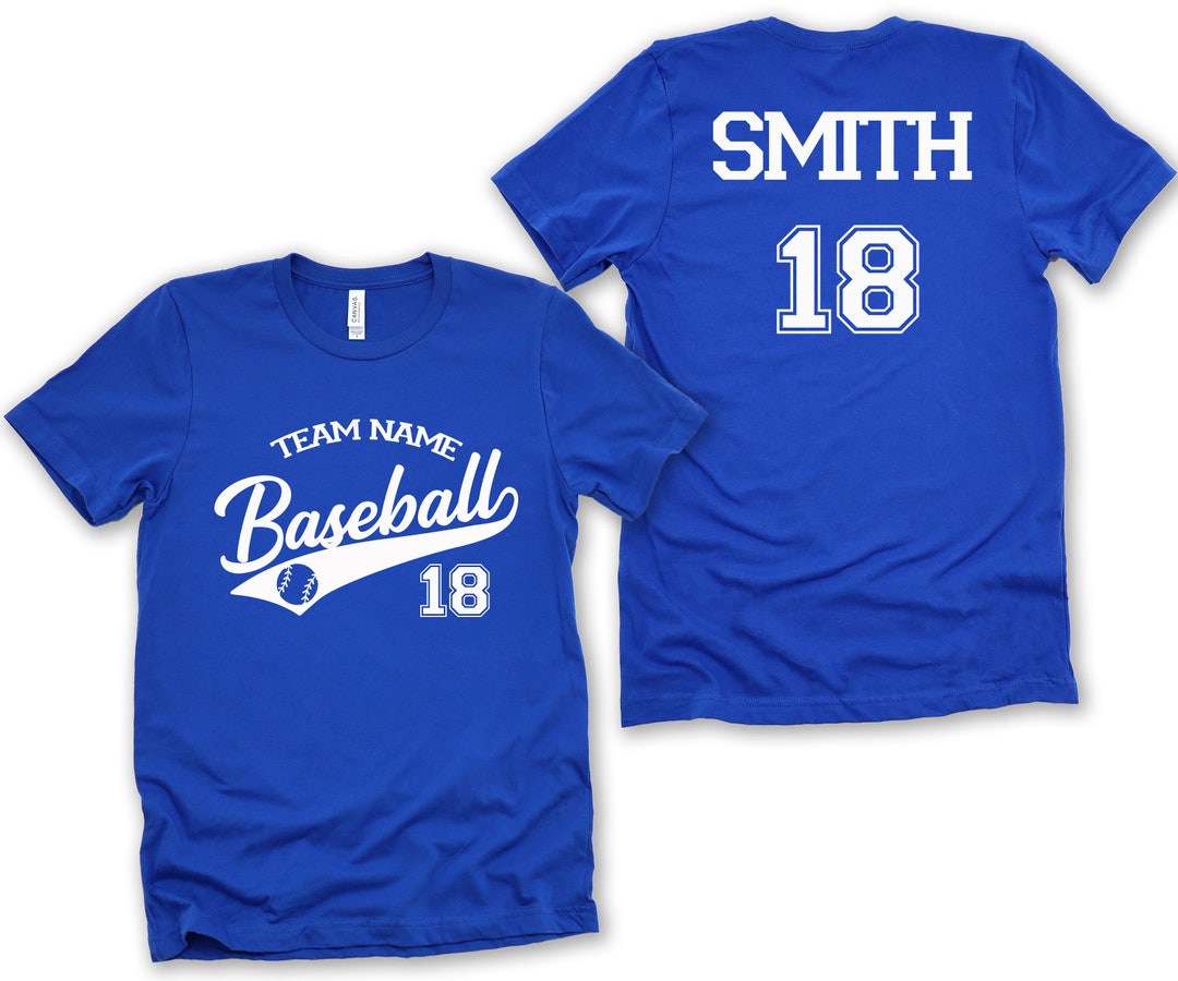Custom Team Name Baseball Jersey Shirt, Custom Sports Team, School Team
