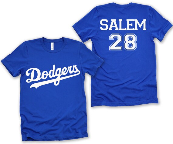 dodgers jersey no name