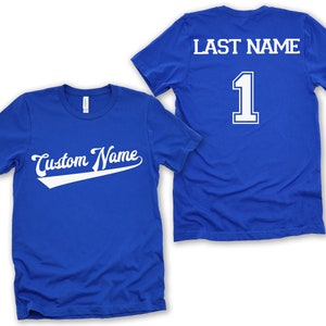 custom baseball shirts for family