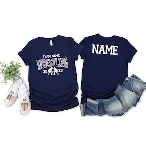 Custom Wrestling Shirt, Matching Wrestling Shirt, Custom School Wrestling Shirt, Wrestling Mom