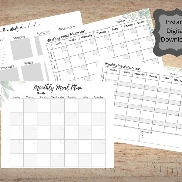 Meal Planner Bundle