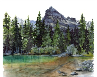 Lake O'Hara - 12x12 Fine Art Print