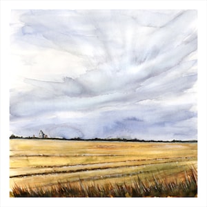 Saskatchewan - 12x12 Fine Art Print
