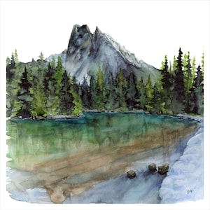 Emerald Lake - 8x8 Fine Art Print