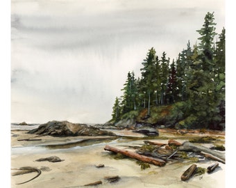 British Columbia - 10x10 Kunstdruck