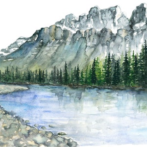 Castle Mountain - 5x7 Fine Art Print