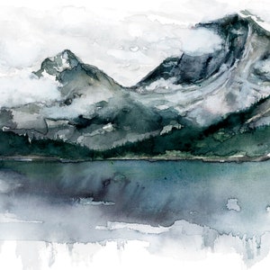 Hector Lake - 18x24 Fine Art Print