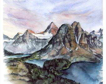 Mount Assiniboine Nublet - 16x16 Fine Art Print