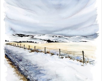 Alberta Winter - 10 x 10 Fine Art Print