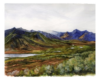 Nordwest-Territorien - Kunstdruck 11x14