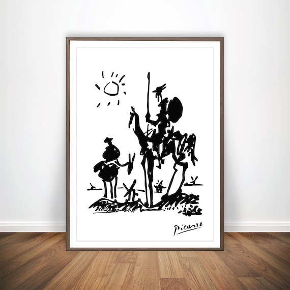 Картина пабло пикассо дон кихот