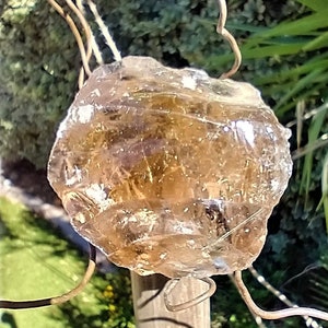 Beautiful Rutilated Smokey Quartz, this stone is 157 gm or 5.9 oz perfect piece for cabbing or jewelry making from Novo Horizonte, Brazil