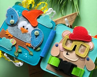 Libro tranquilo personalizado, libro de fieltro ocupado, libro ocupado educativo, libros de fieltro, libro de fieltro suave para niños, libro tranquilo, libro ocupado de actividades