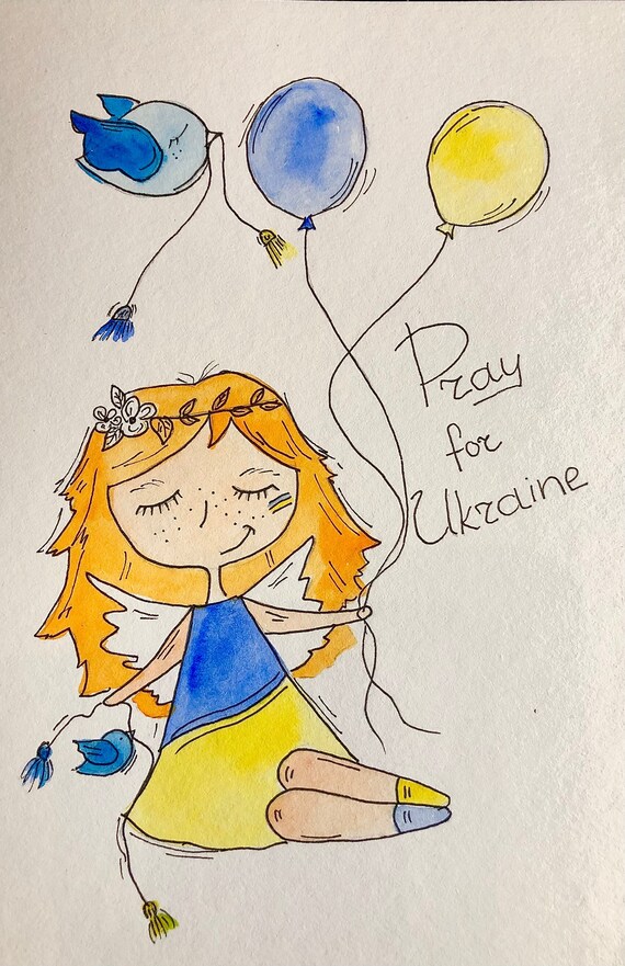 Ukrainian Postcard Ukrainian Digital Item Digital Download Etsy