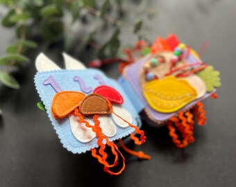 Libro tranquilo, libro tranquilo de 1 año a 3 años, libro educativo de fieltro, libro ocupado de fieltro, libro de actividades para bebés, libro tranquilo. juguetes de actividad