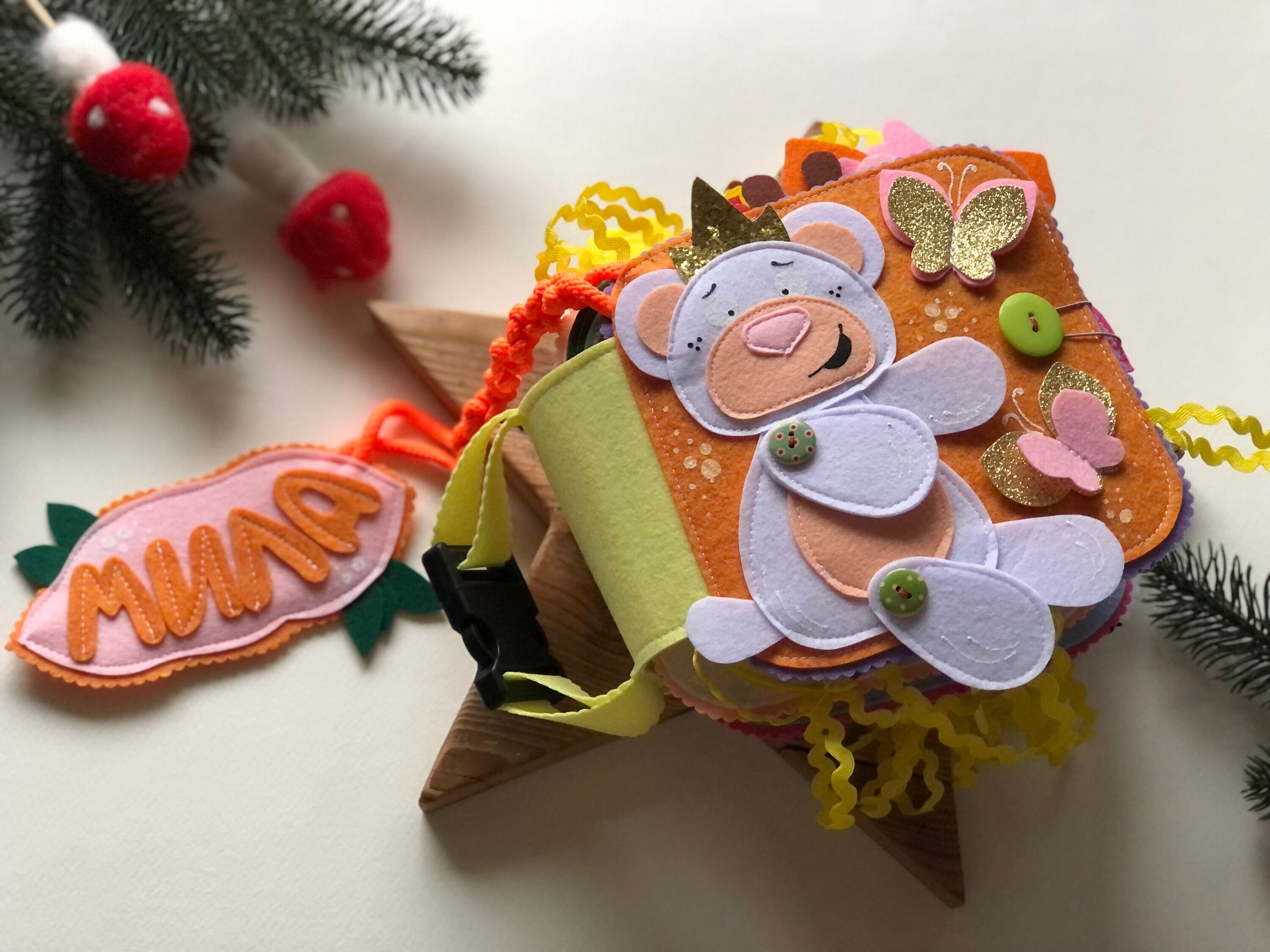 Quiet Book . Felt Book Baby Activity Book Personalised Quiet Etsy UK