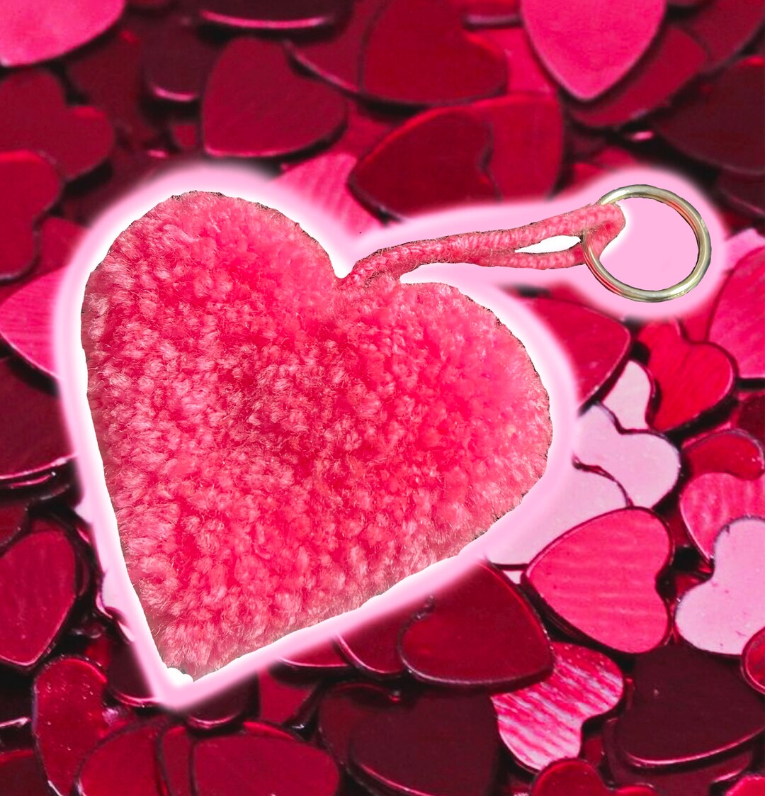 Heart Keychain Ricky Martin Heart Keychain - Etsy