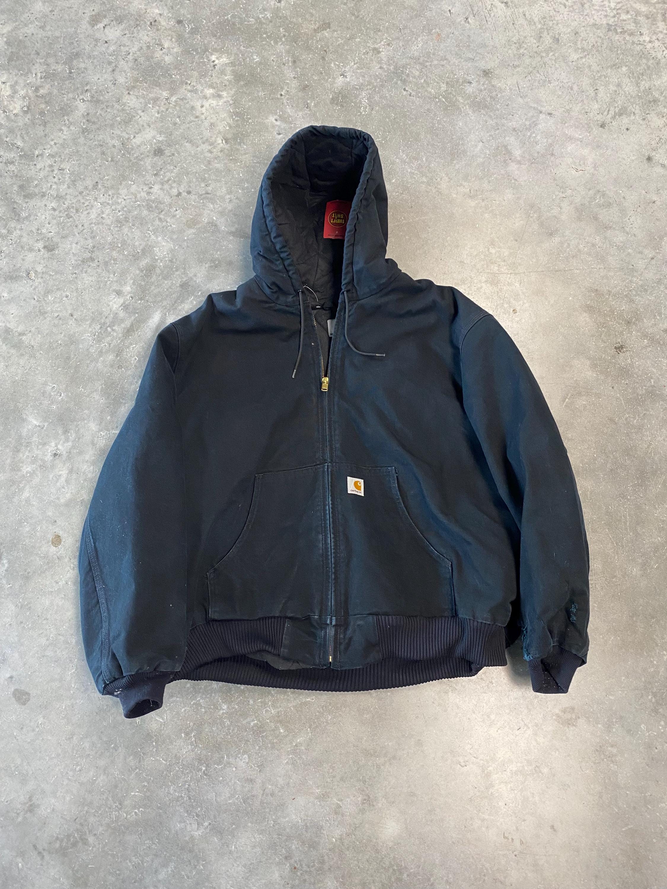 Vintage Black Work Jacket Xl - Etsy