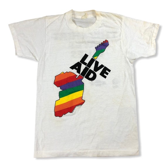 Vintage 1985 Live Aid Concert Queen Freddy Mercury