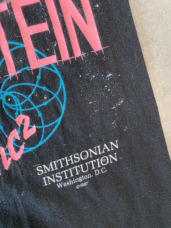 Vintage 1987 Albert Einstein Smithsonian T-Shirt … - image 3