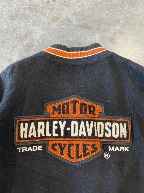 Harley Davidson Varsity Jacket Size Large - Etsy Harley Davidson Varsity Jacket Size Large - Etsy