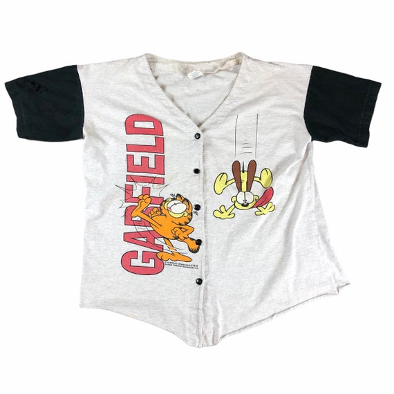 Vintage 1970s Garfield and Odie Baseball Shirt