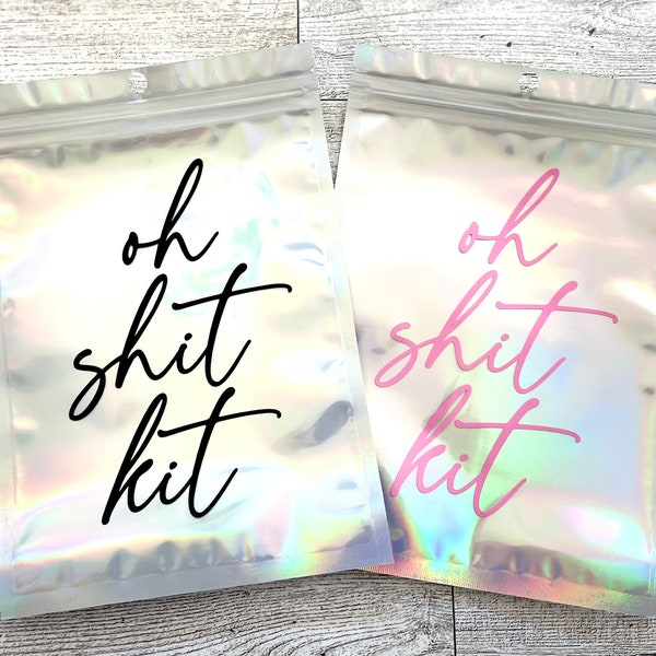 Hangover kit - Recovery kit - survival kit - bachelorette party favor - first aid kit - wedding party favor - girls trip favor - oh shit kit