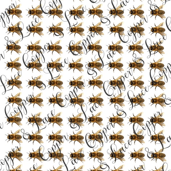 Honeybee Sheet File for Tumbler Waterslide Decals