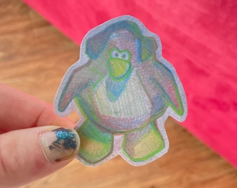 Rainbow Penguin Club 2" sticker matpapieren sticker voor laptops, schetsboeken, enz.