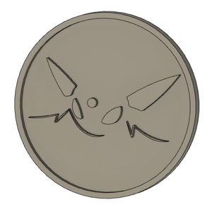 Minimalist Espeon Coaster STL