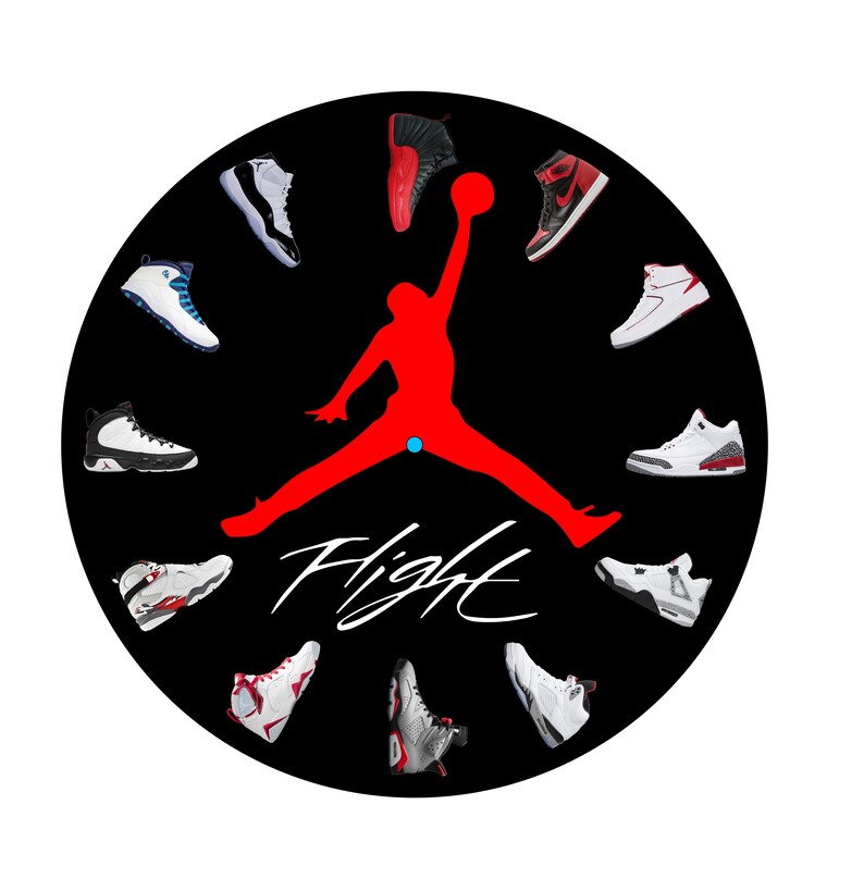 air jordan wall clock