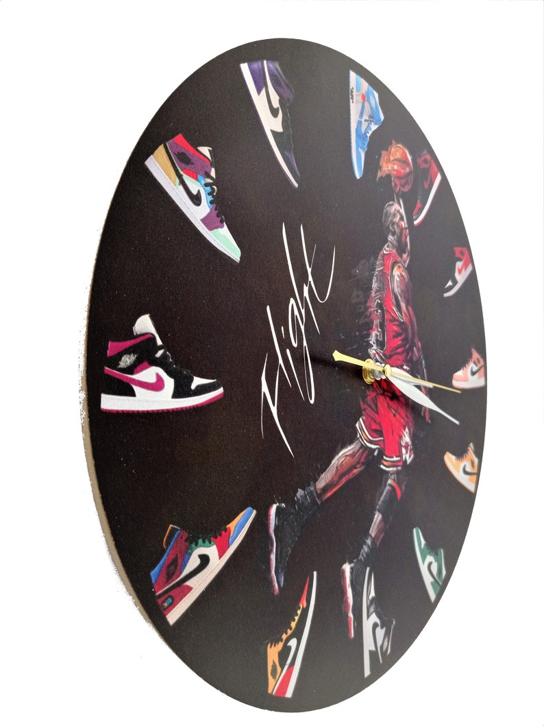 Gift for Men Michael Jordan Wall Clock NBA23 Fan Home Decor Etsy