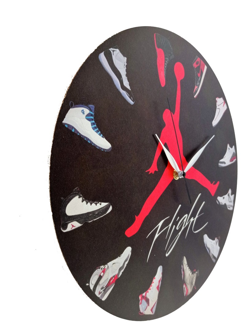 Michael Jordan Wanduhr Basketball Fan Home Decor Etsy
