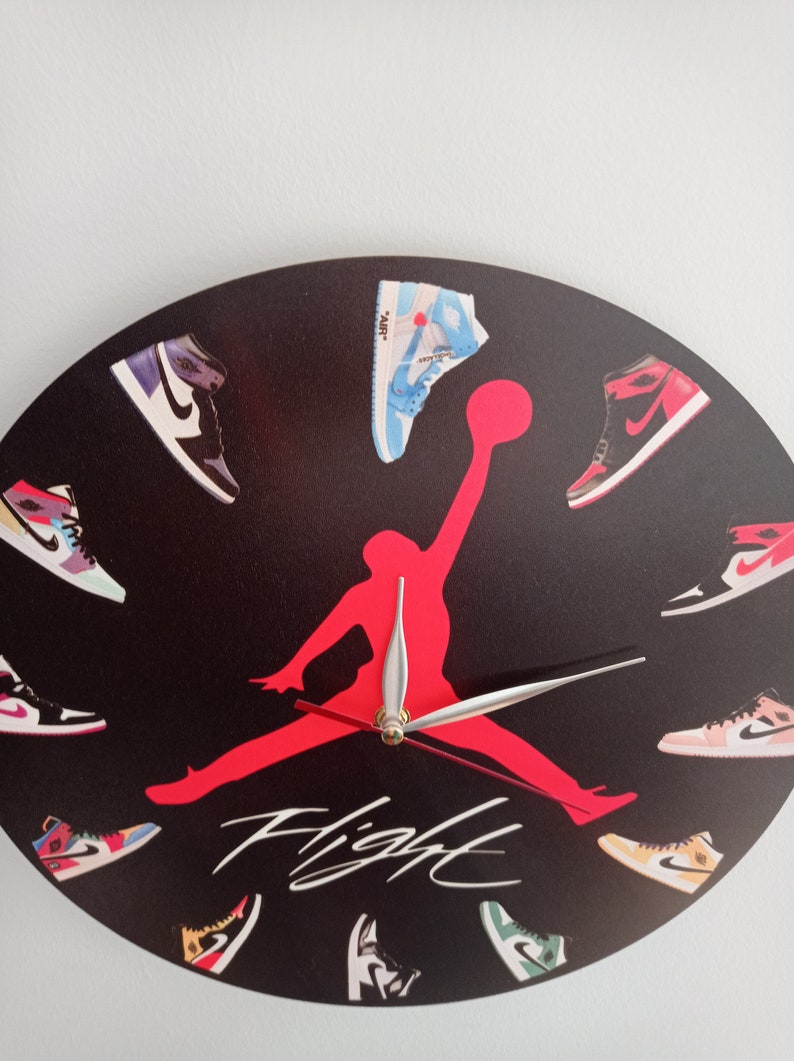 Jumpman Michael Jordan Wall Clock NBA23 Fan Home Decor Air Etsy UK