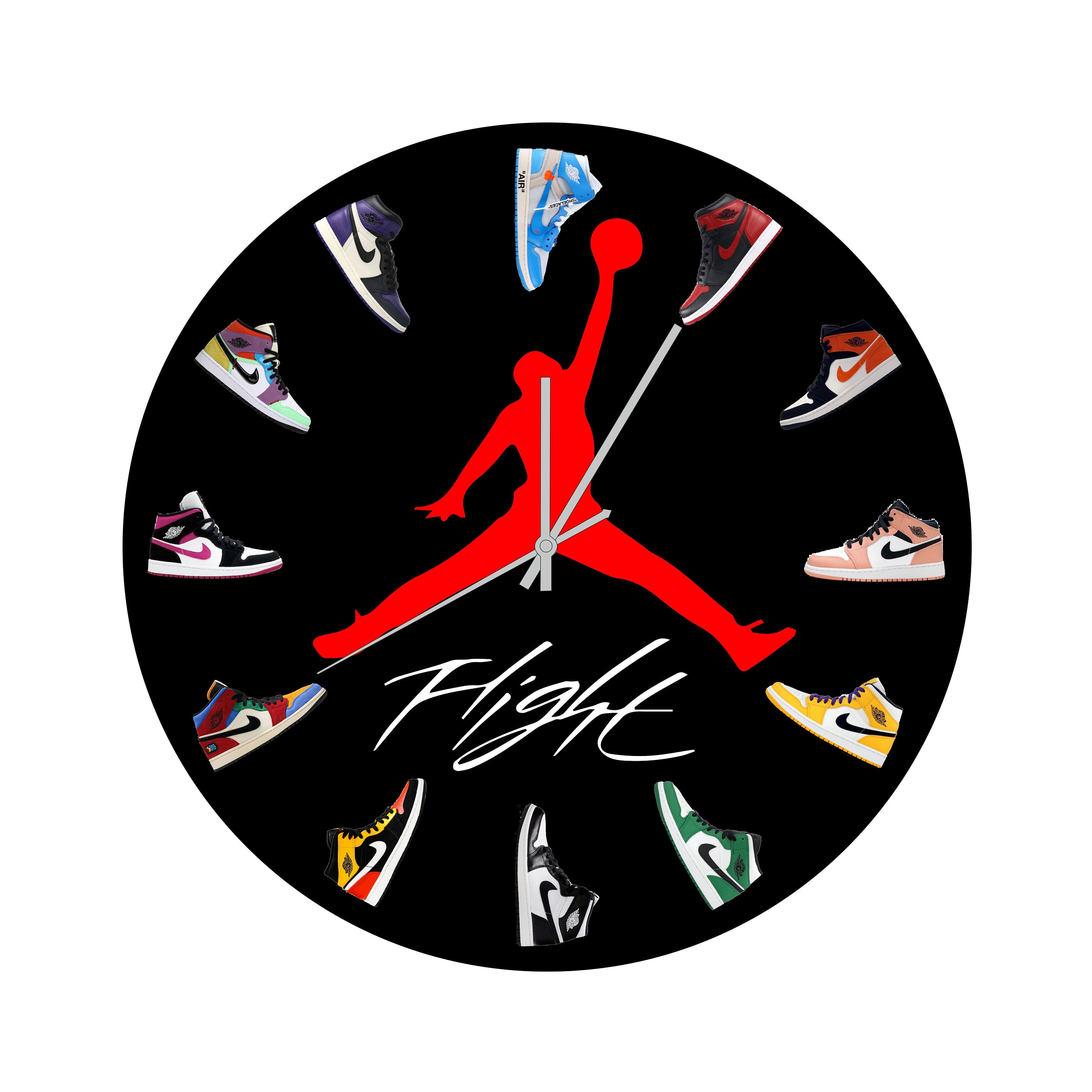 air jordan wall clock