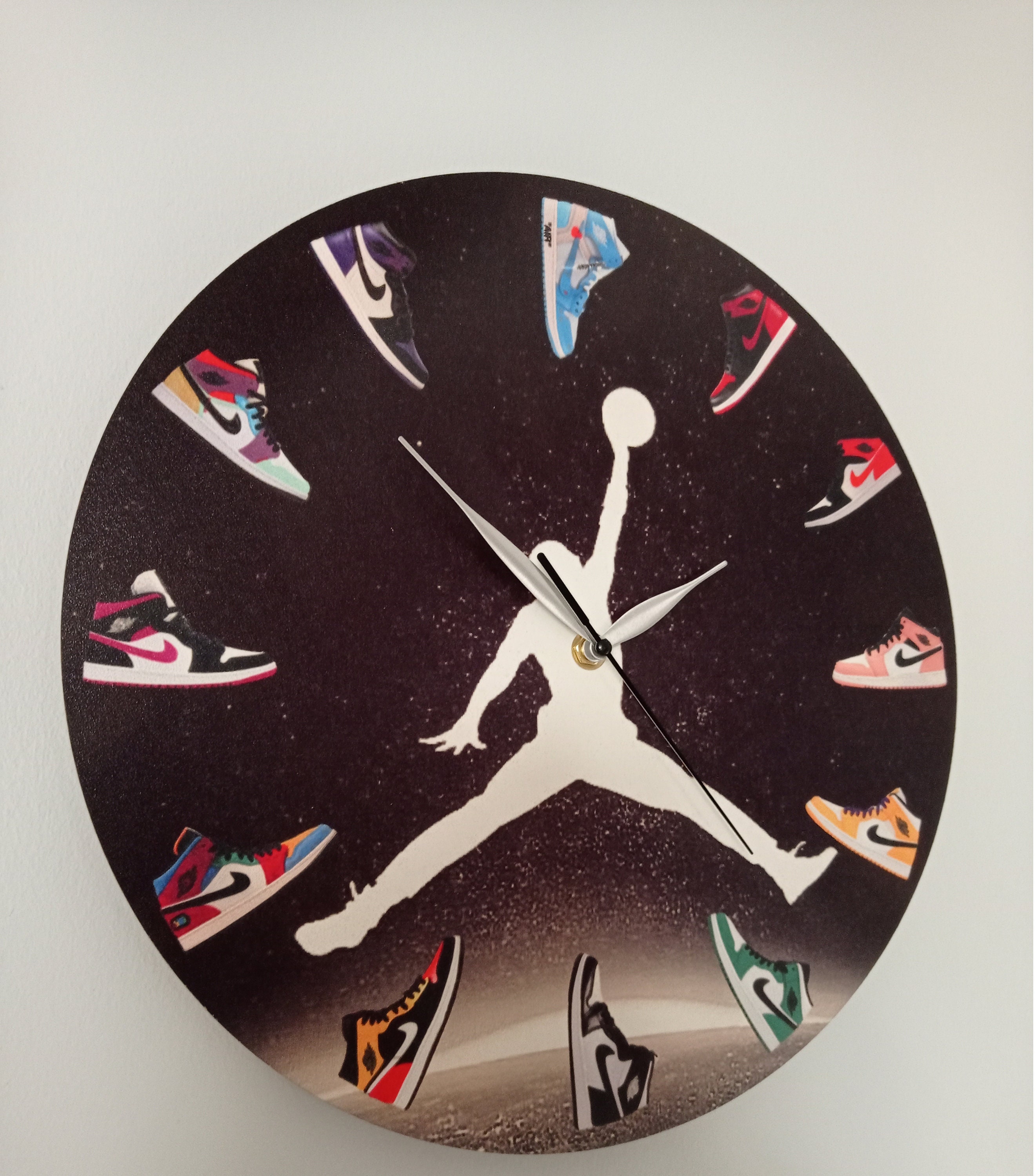 Michael Jordan Wanduhr Basketball Fan Home Decor Etsy