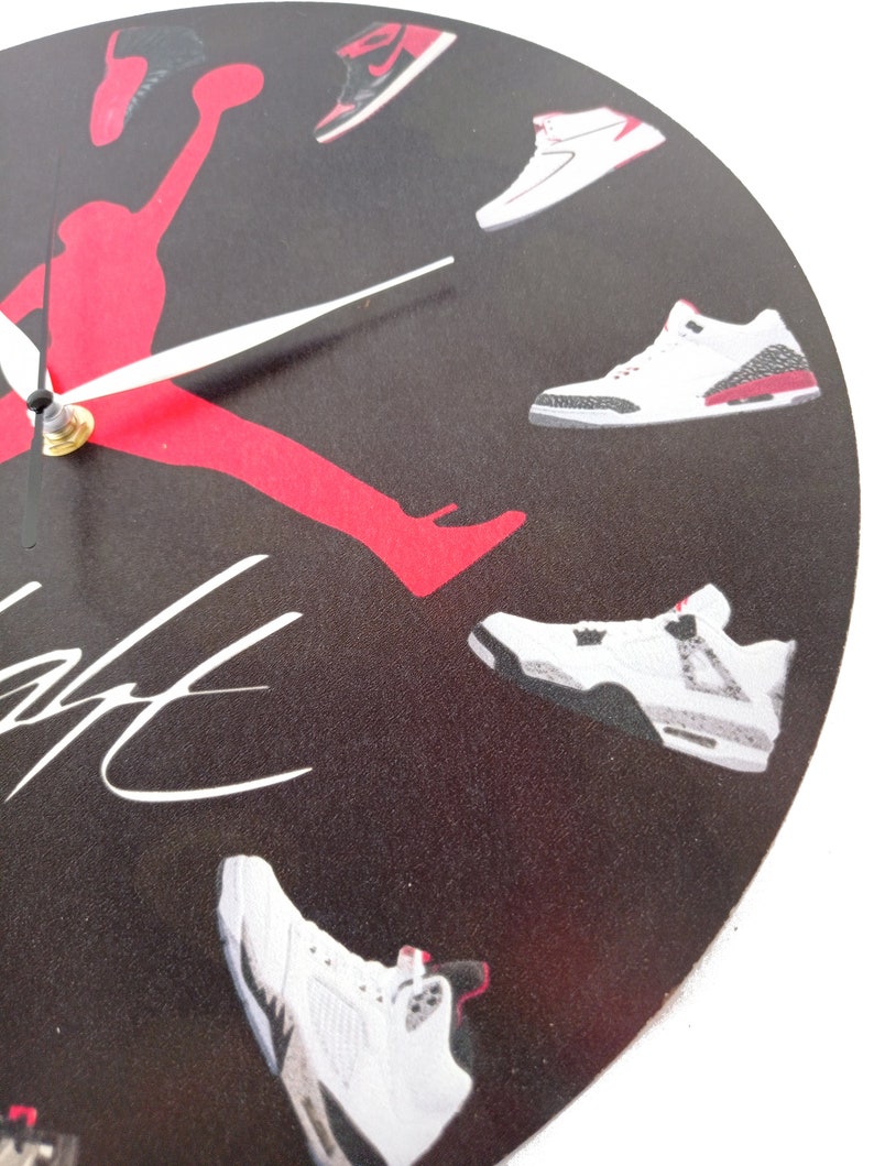 Michael Jordan Wall Clock NBA23 Fan Home Decor Air Jordan Etsy