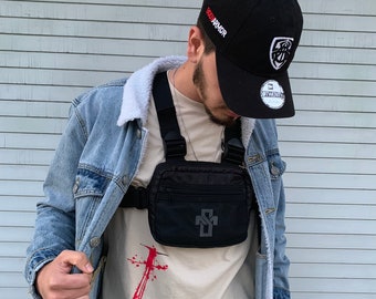 mens chest utility bag