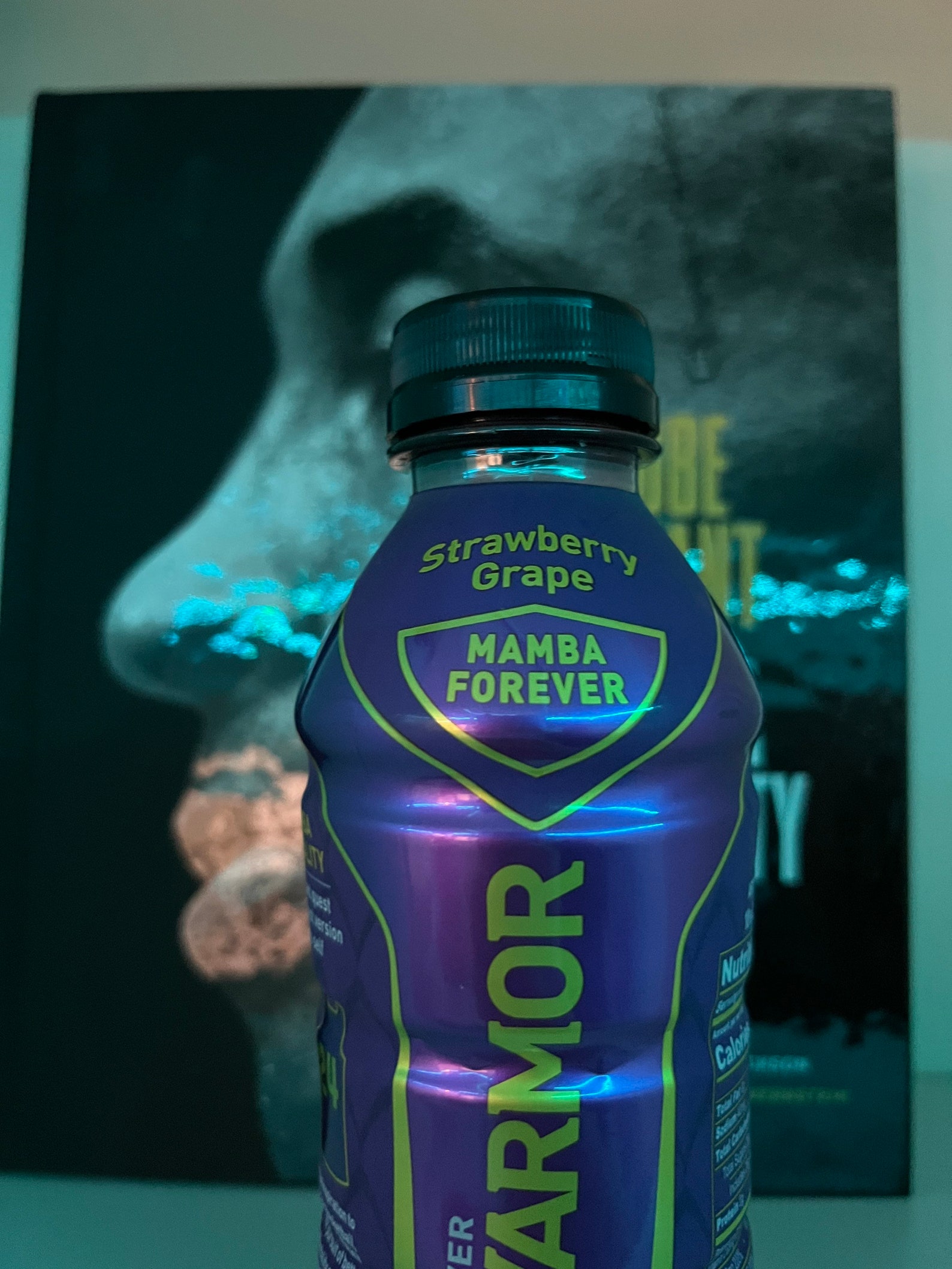1 Kobe Bryant Body Armor Drink Mamba Forever Bottle Strawberry Grape