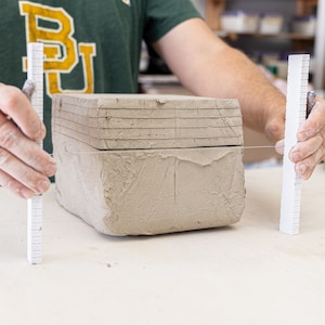 OUTPOST POTTERY - Slab Slicer - Cut clean, consistent clay slabs for Your Ceramic Creations. (wire tool not included)