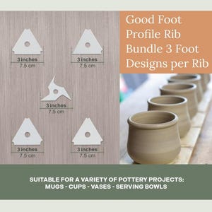OUTPOST POTTERY Good Foot Ribs - Etsy
