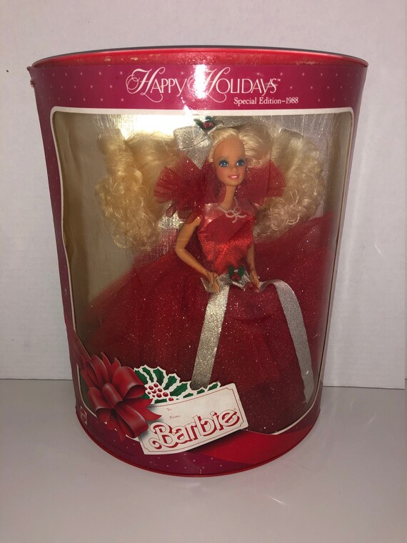 Holiday Barbie 1988 | Etsy