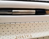 PARKER DUOFOLD Senior 1950 Blue Aerometric Made in England 14K Gold Nib Celluloid Fountain Pen