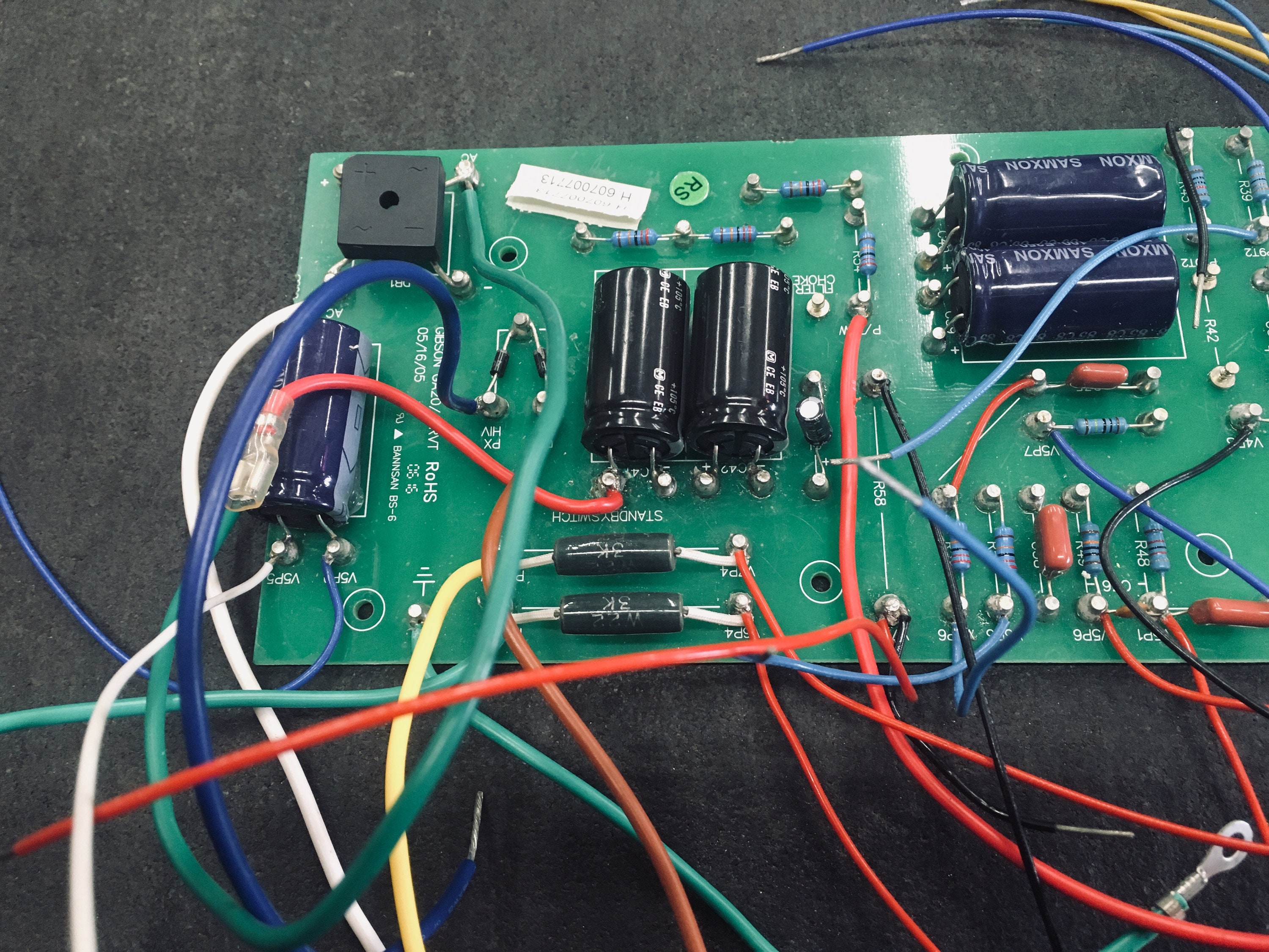 Gibson GA20 / 40RVT Tube Guitar Amp Main Circuit Board Great Etsy