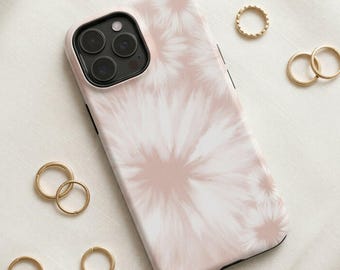 Pink Tie Dye Pastel Phone Case For iPhone 17 16, S26 & Google Pixel